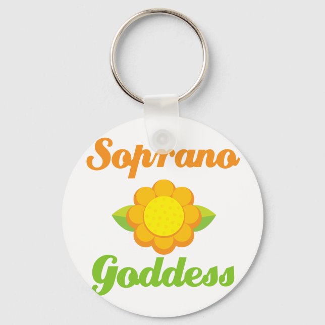 Soprano Goddess Key Ring (Front)