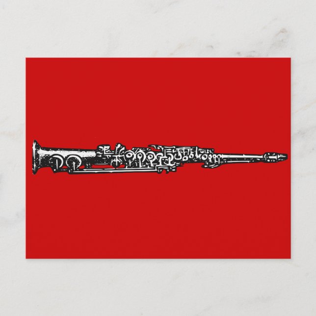 Soprano Sax Postcard (Front)