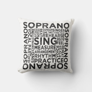 Soprano Typography Cushion