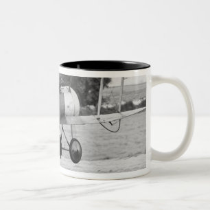 Sopwith Aircraft Taking Off Two-Tone Coffee Mug