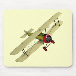 Sopwith Camel Biplane Mouse Pad