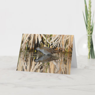 sora reflections greeting card