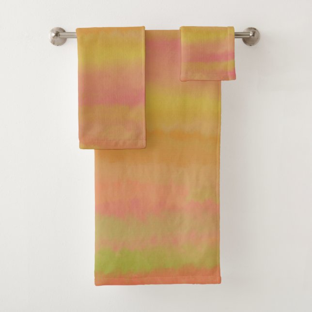 Sorbet Frozen Dessert Is My Favourite Colour Bath Towel Set (Insitu)