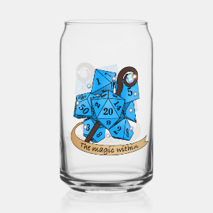 Sorcerer Dice Design Can Glass