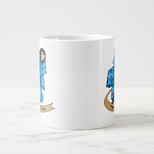Sorcerer Dice Design Large Coffee Mug