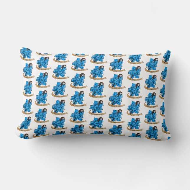 Sorcerer Dice Design Lumbar Cushion (Front)