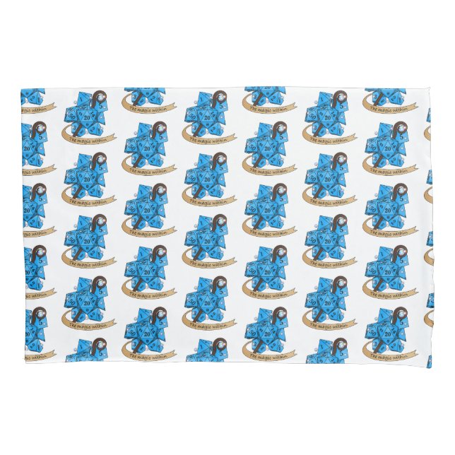 Sorcerer Dice Design Pillowcase (Front)