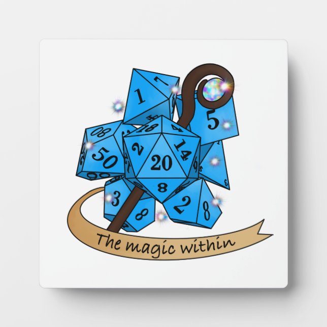 Sorcerer Dice Design Plaque (Front)