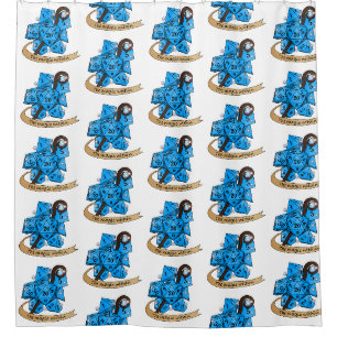 Sorcerer Dice Design Shower Curtain