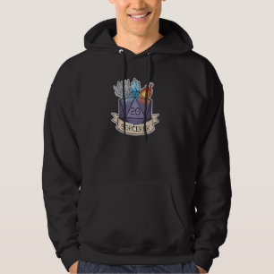Sorcerer Funny Nerdy Gamer D20 Tabletop Rpg Hoodie
