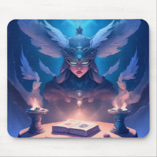 Sorceress Getting Ready To Cast Spell Mouse Pad