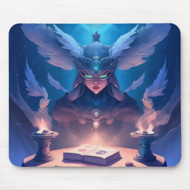Sorceress  Getting Ready To Cast Spell Mouse Pad (Front)