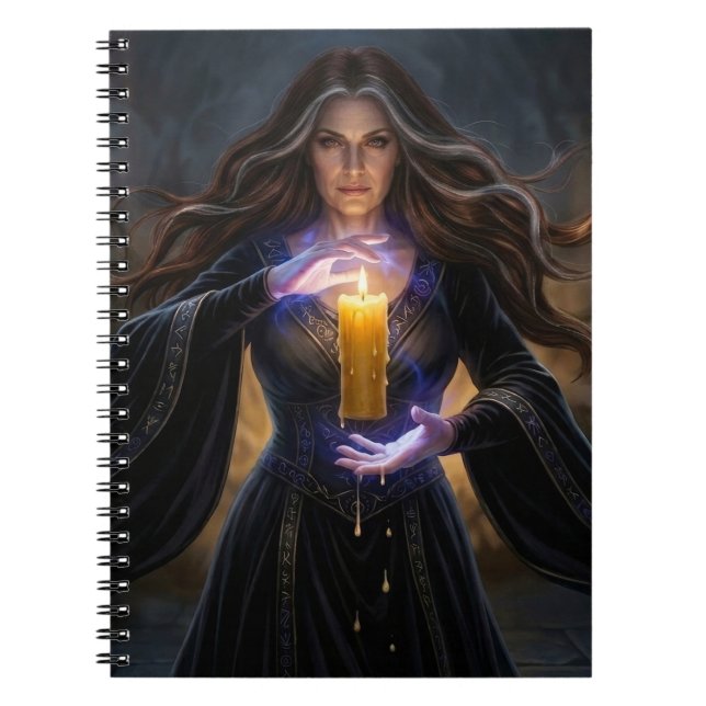 Sorceress of the Arcane Candle Notebook (2) (Front)