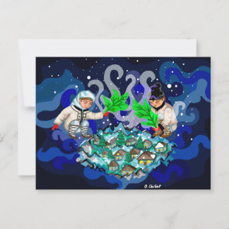 Sorcovitul Postcard