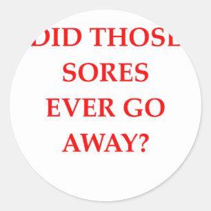 SORE CLASSIC ROUND STICKER