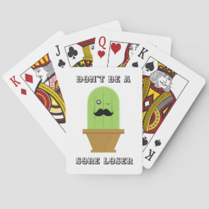 Sore Loser Cactus Playing Cards