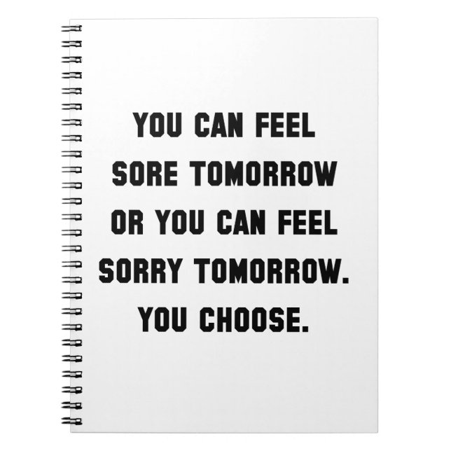 Sore Or Sorry Notebook (Front)