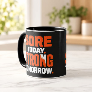 Sore Today Strong Tomorrow Black Combo Mug