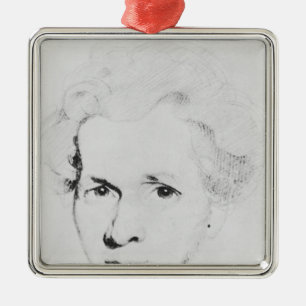 Soren Aabye Kierkegaard Metal Tree Decoration