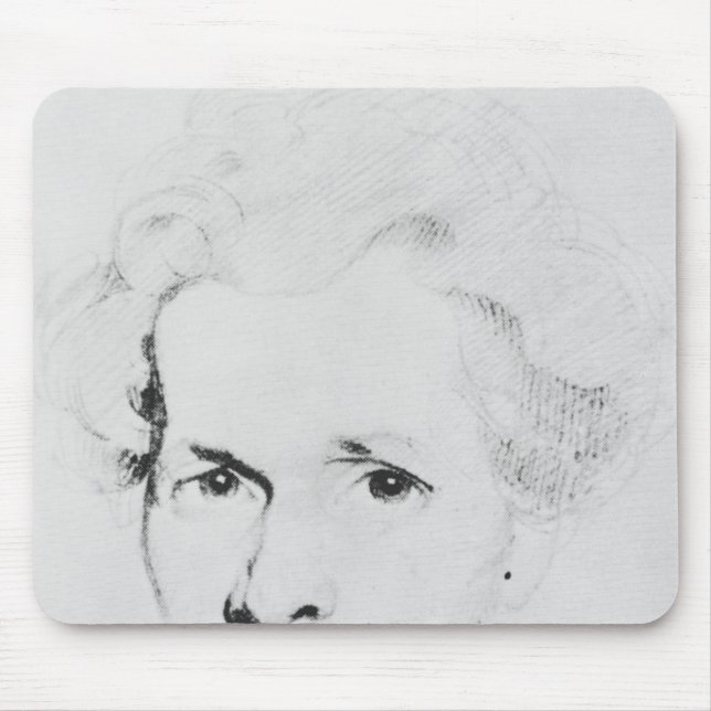 Soren Aabye Kierkegaard Mouse Pad (Front)