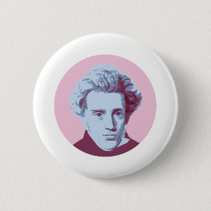 Soren Kierkegaard 6 Cm Round Badge