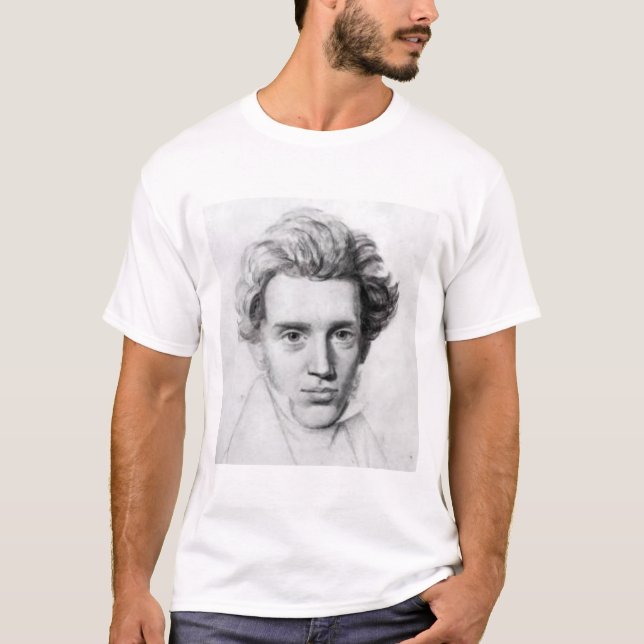 Soren Kierkegaard Portrait T-Shirt (Front)