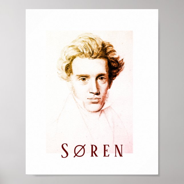 Søren Kierkegaard Poster (Front)