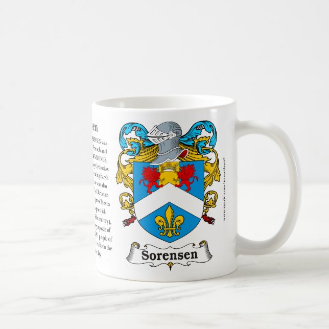 Sorensen Family Coat of Arms mug (Right)