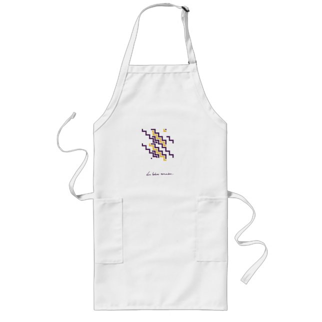 Sores Sunset Glitch Long Apron (Front)