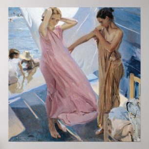 Sorolla - After Bathing Poster