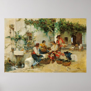 Sorolla - Selling Melons Poster