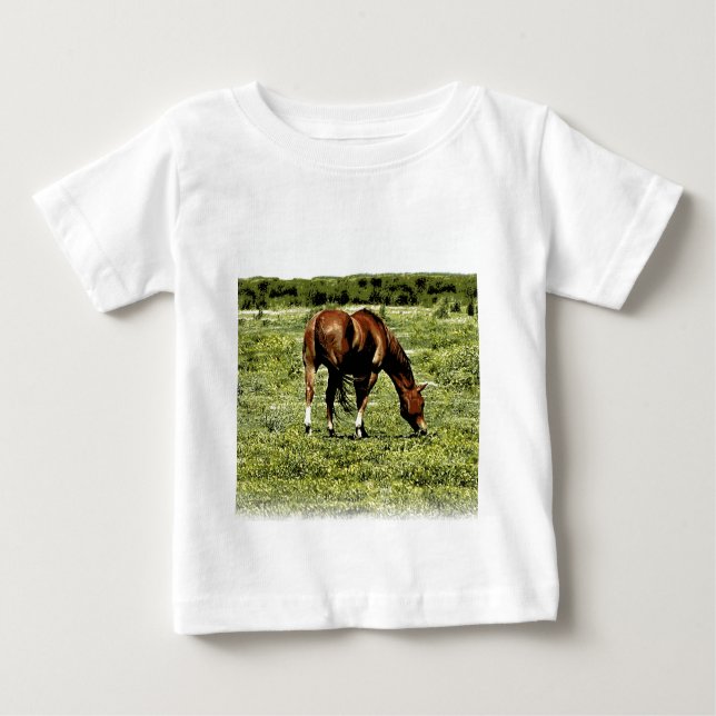 Sorrel Horse Baby T-Shirt (Front)