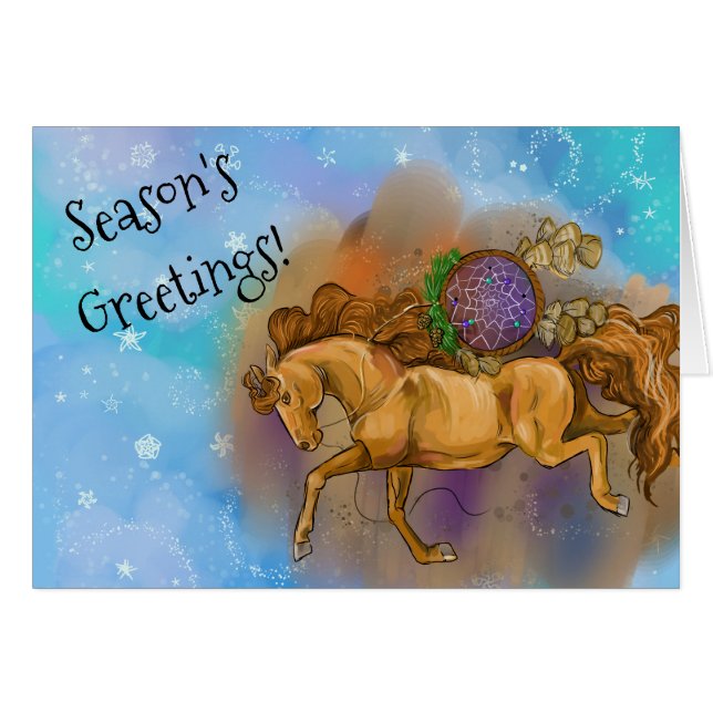 Sorrel Horse Dreamcatcher Christmas (Front Horizontal)