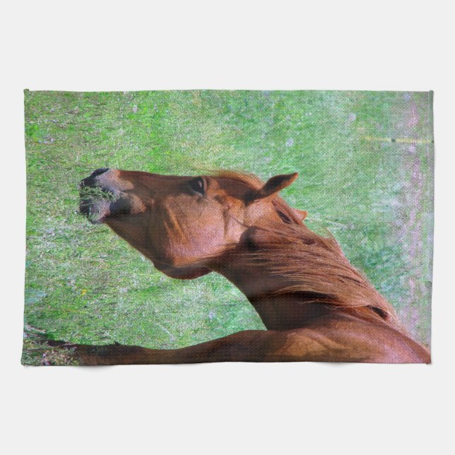 Sorrel Horse Tea Towel (Horizontal)