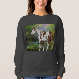 Sorrel Tovero Paint Horse Print Sweatshirt