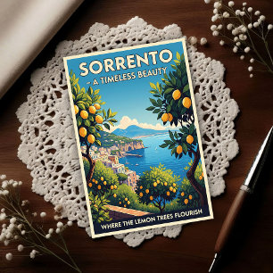 Sorrento, Italy: A Vintage 1960s Postcard