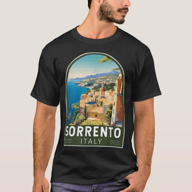 Sorrento Italy Emblem T-Shirt (Front)