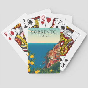 Sorrento Italy Playing Cards Deck Vintage Travel