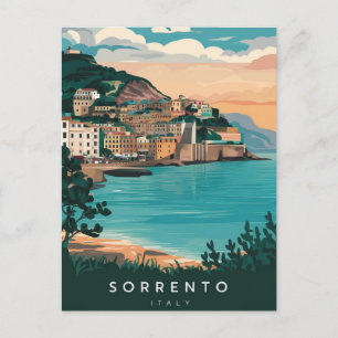 Sorrento Italy Travel Postcard