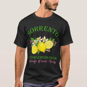 Sorrento Town Lemons From Amalfi Coast Italia  T-Shirt