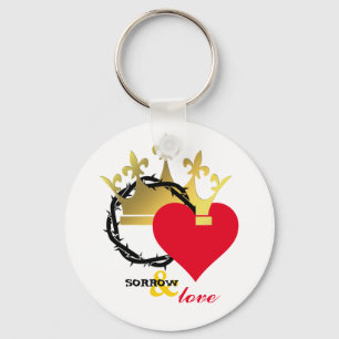 SORROW AND LOVE Christian Easter Key Ring