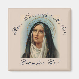 Sorrowful Mother Seven Sorrows Magnet