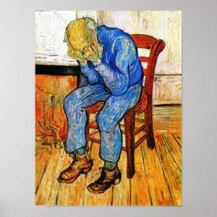 Sorrowing Old Man At Eternity's Gate Poster