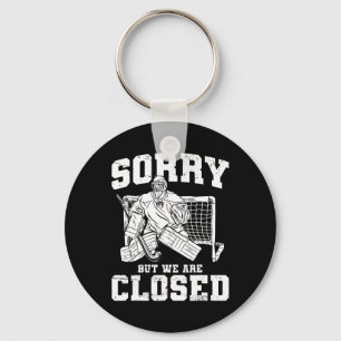 Sorry But We Are Closed Field Hockey Player Key Ring
