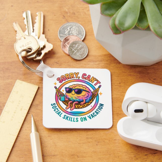 Sorry Can't.... Key Ring (Desk)