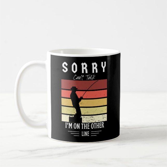 Sorry can't talk I'm on the other line Coffee Mug (Left)