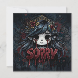 Sorry Card