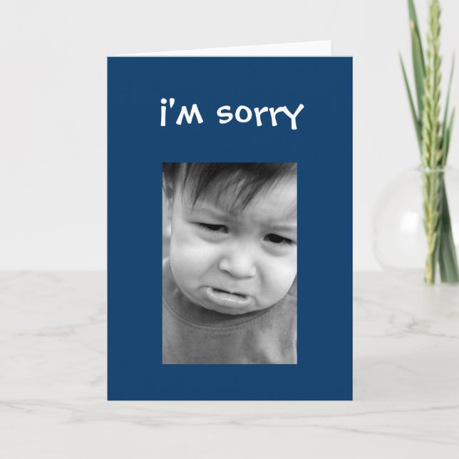 Sorry Card (Front)