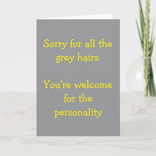 Sorry for card (Front)