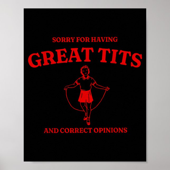 Sorry For Having Great And Correct Outfit Onions  Poster (Front)